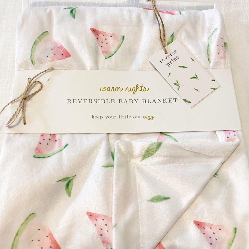 Warm Nights Reversible Baby Blanket - Picture 4 of 7